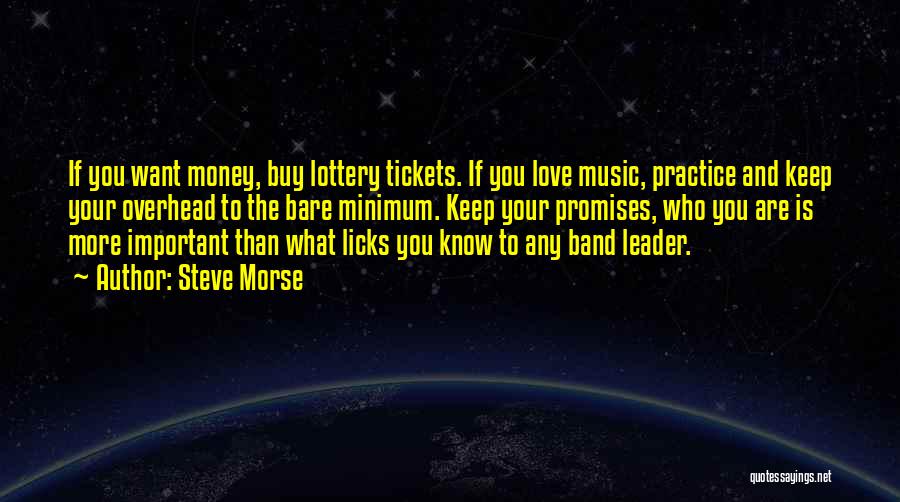Love Lottery Quotes By Steve Morse