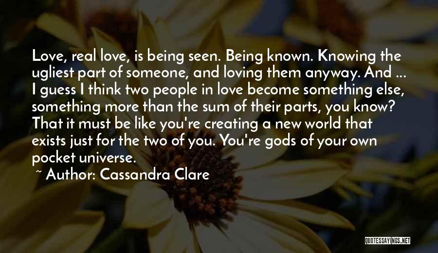 Love Loving Someone Else Quotes By Cassandra Clare