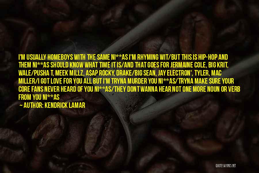 Love Mac Miller Quotes By Kendrick Lamar