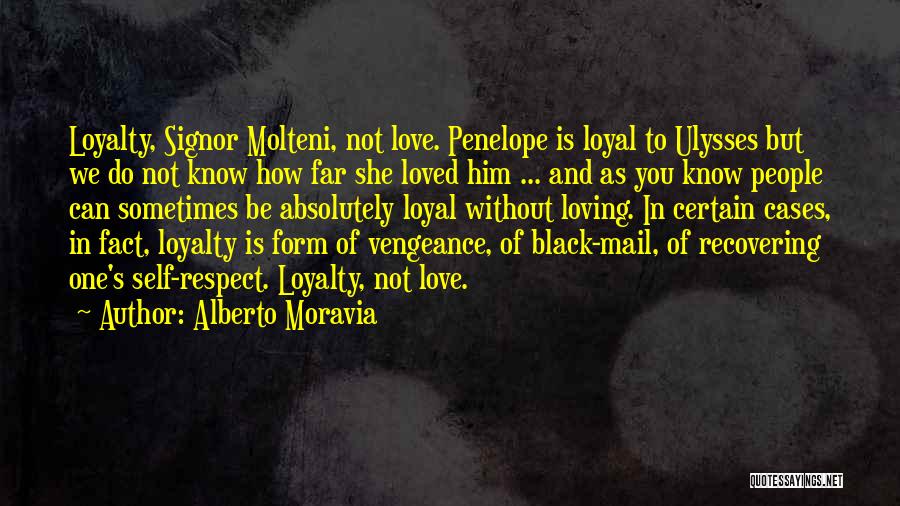 Love Mail Quotes By Alberto Moravia