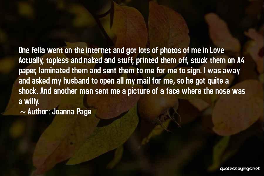 Love Mail Quotes By Joanna Page