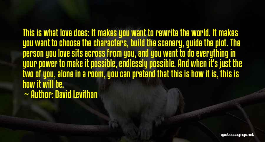 Love Makes Everything Possible Quotes By David Levithan
