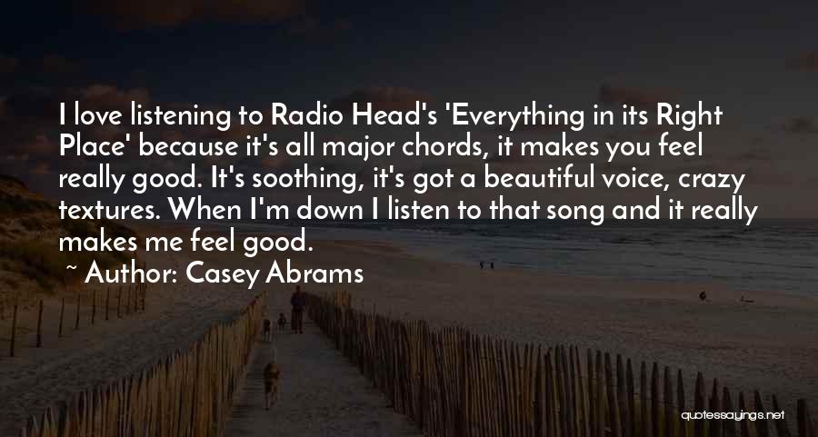 Love Makes You Crazy Quotes By Casey Abrams