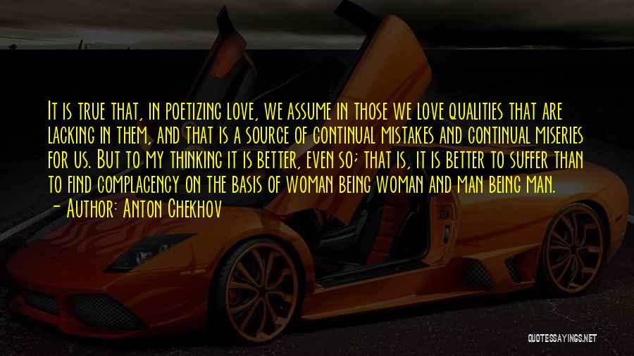 Love Man And Woman Quotes By Anton Chekhov