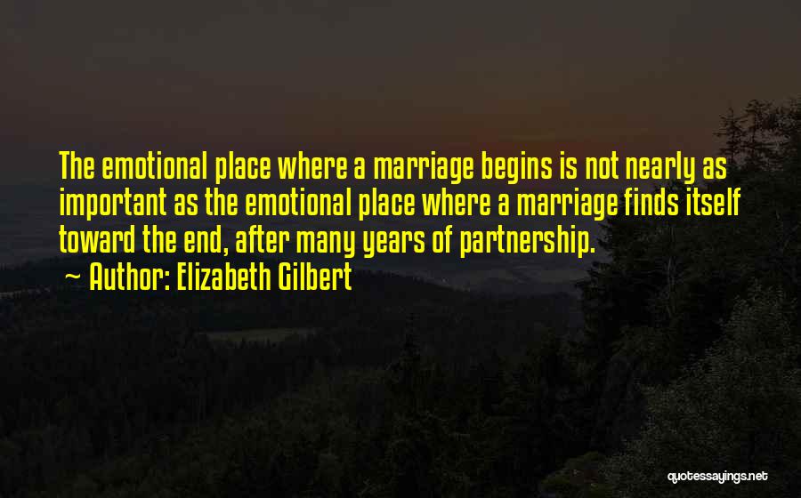 Love Marriage Commitment Quotes By Elizabeth Gilbert