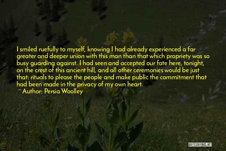 Love Marriage Commitment Quotes By Persia Woolley