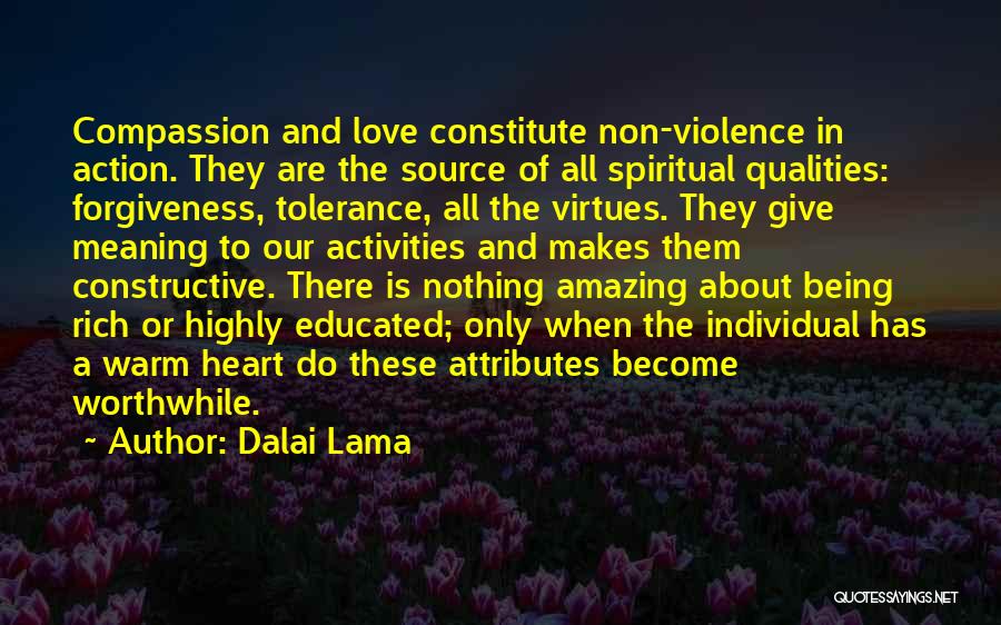 Love Meaning Nothing Quotes By Dalai Lama