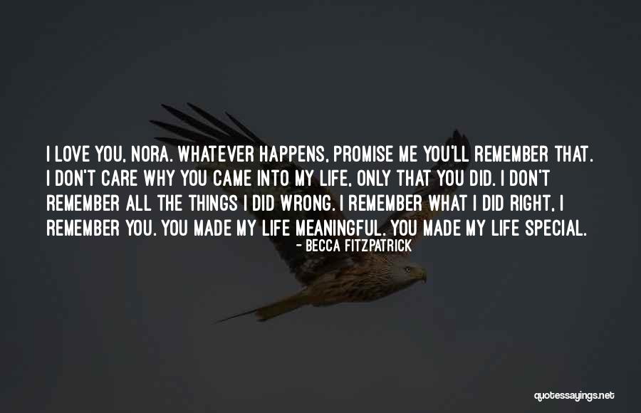 Love Meaningful Quotes By Becca Fitzpatrick