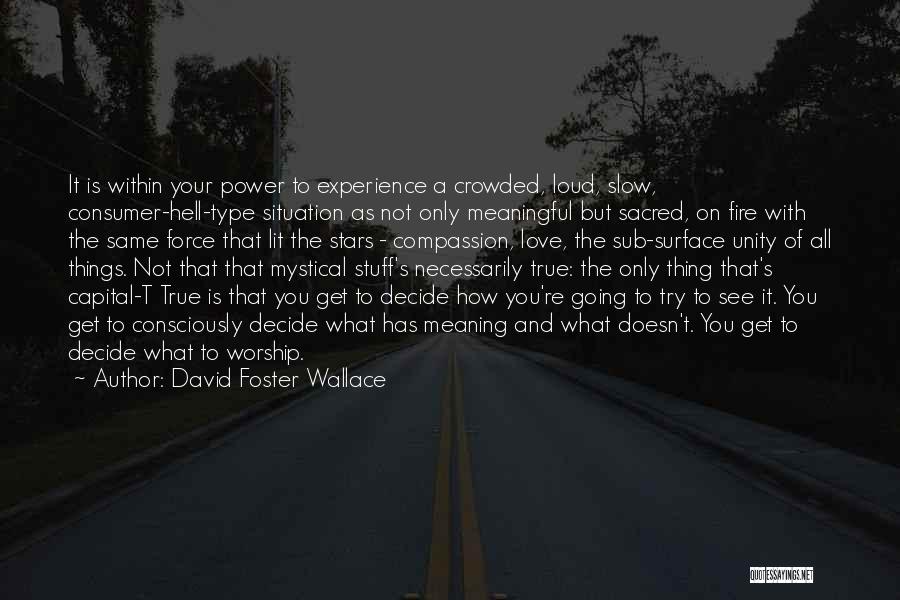 Love Meaningful Quotes By David Foster Wallace