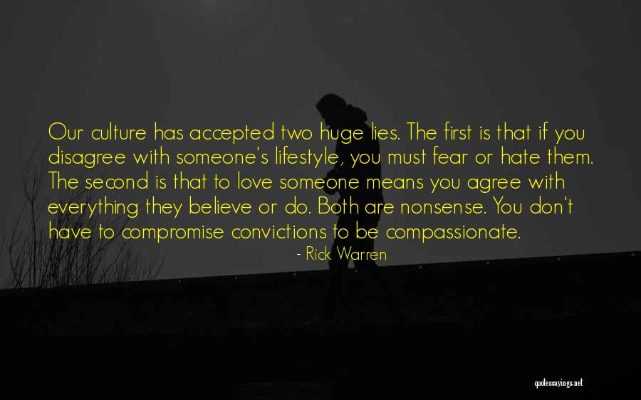 Love Means Compromise Quotes By Rick Warren Love Means Compromise Quotes By Rick Warren