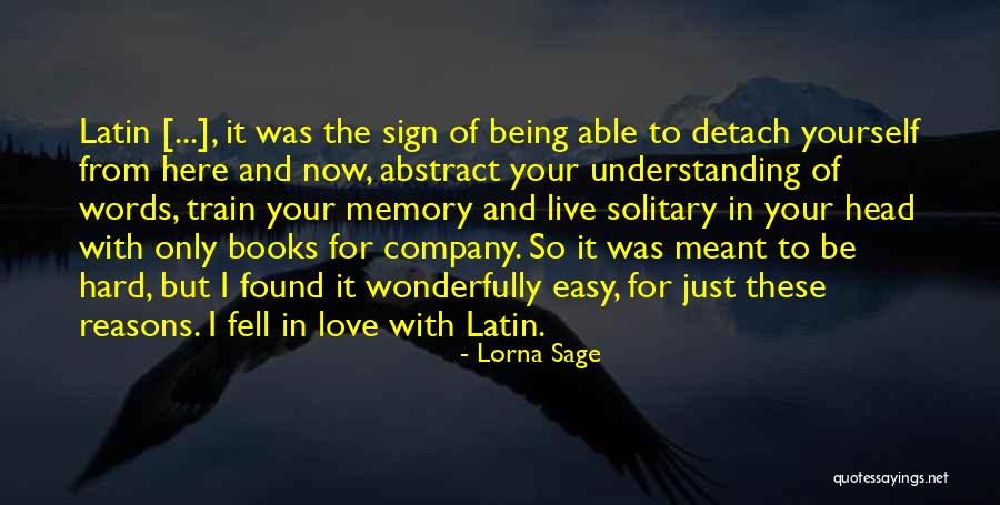 Love Meant To Be Quotes By Lorna Sage