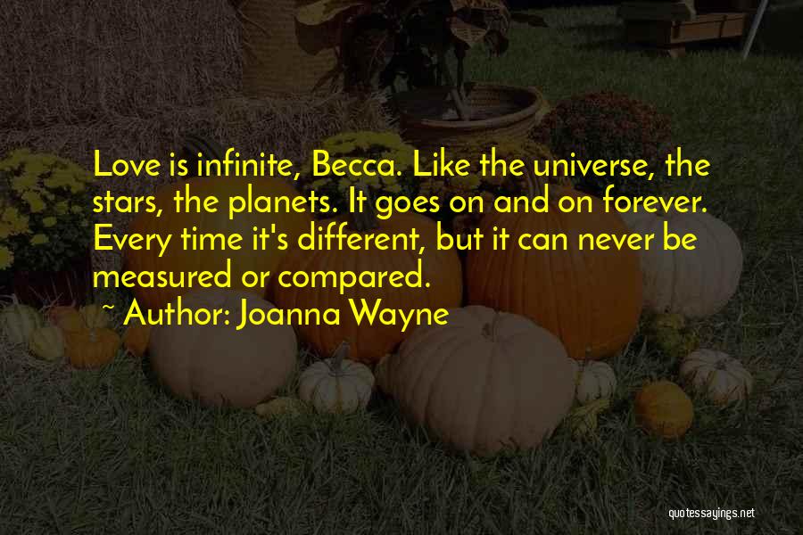 Love Measured Quotes By Joanna Wayne