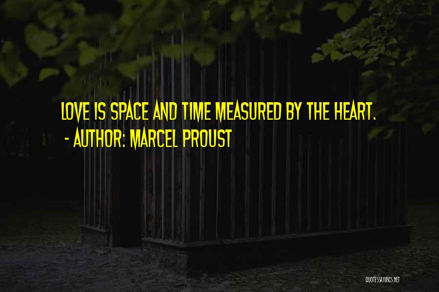 Love Measured Quotes By Marcel Proust