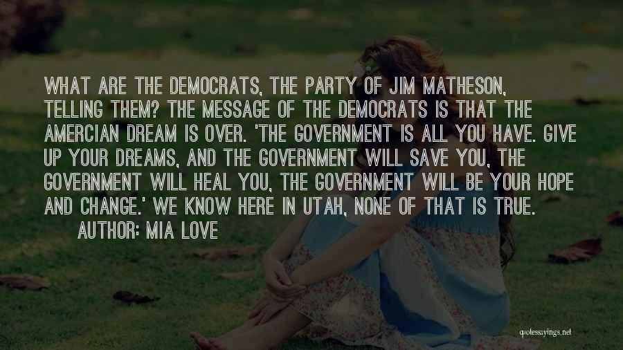 Love Message Quotes By Mia Love