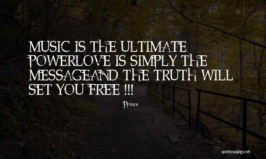 Love Message Quotes By Prince