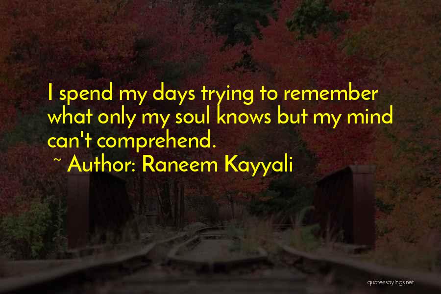 Love Mind Quotes By Raneem Kayyali