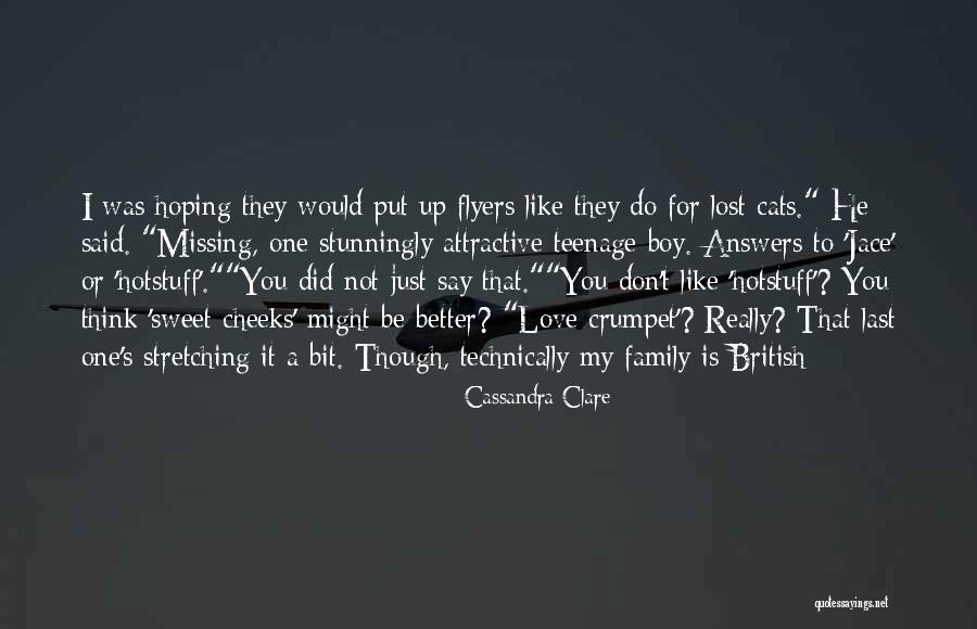 Love Missing You Quotes By Cassandra Clare Love Missing You Quotes By Cassandra Clare