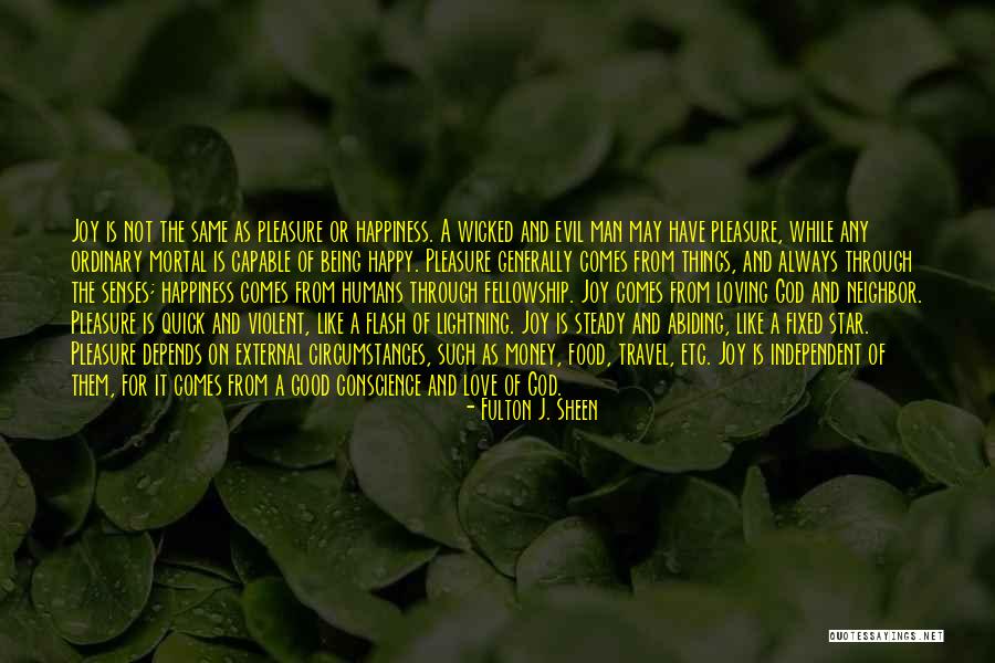 Love Money And Happiness Quotes By Fulton J. Sheen Love Money And Happiness Quotes By Fulton J. Sheen
