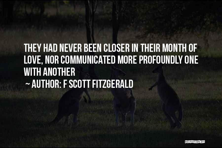 Love Month Quotes By F Scott Fitzgerald