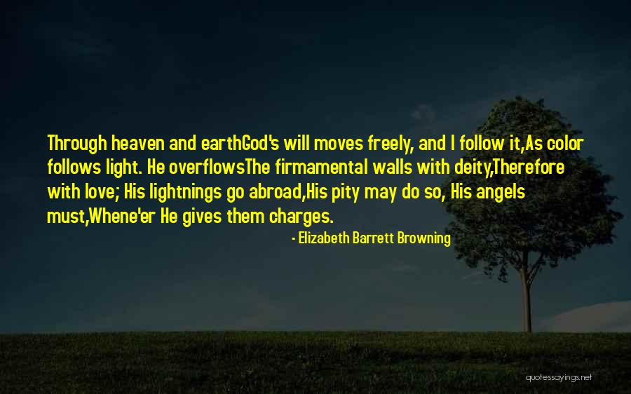 Love Moves Quotes By Elizabeth Barrett Browning