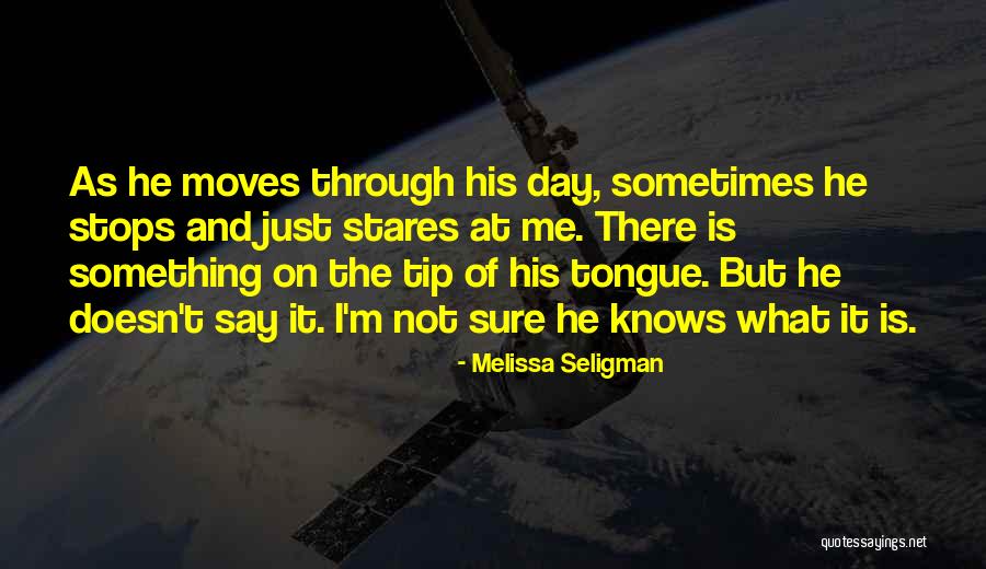 Love Moves Quotes By Melissa Seligman