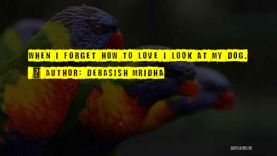 Love My Dog Quotes By Debasish Mridha