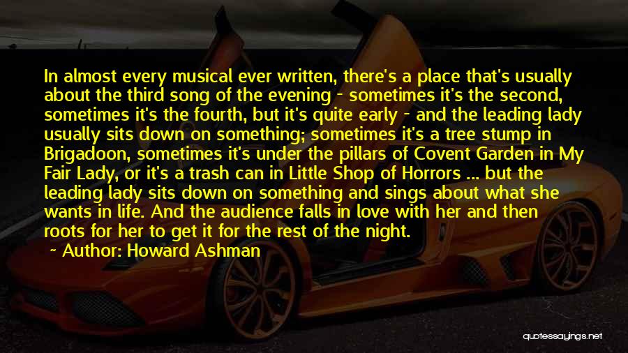 Love My Lady Quotes By Howard Ashman