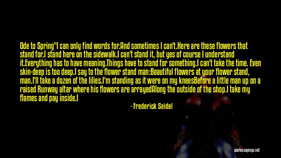 Love My Little Man Quotes By Frederick Seidel