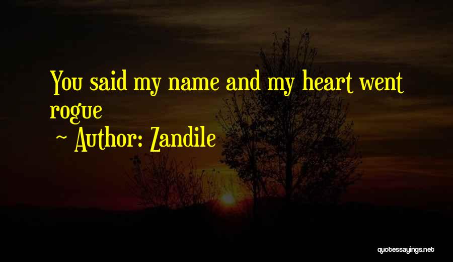 Love My Name Quotes By Zandile