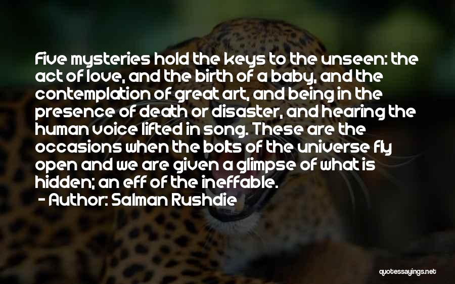Love Mysteries Quotes By Salman Rushdie