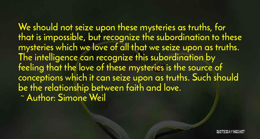 Love Mysteries Quotes By Simone Weil