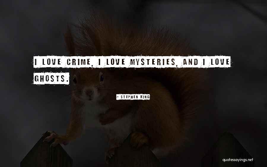 Love Mysteries Quotes By Stephen King