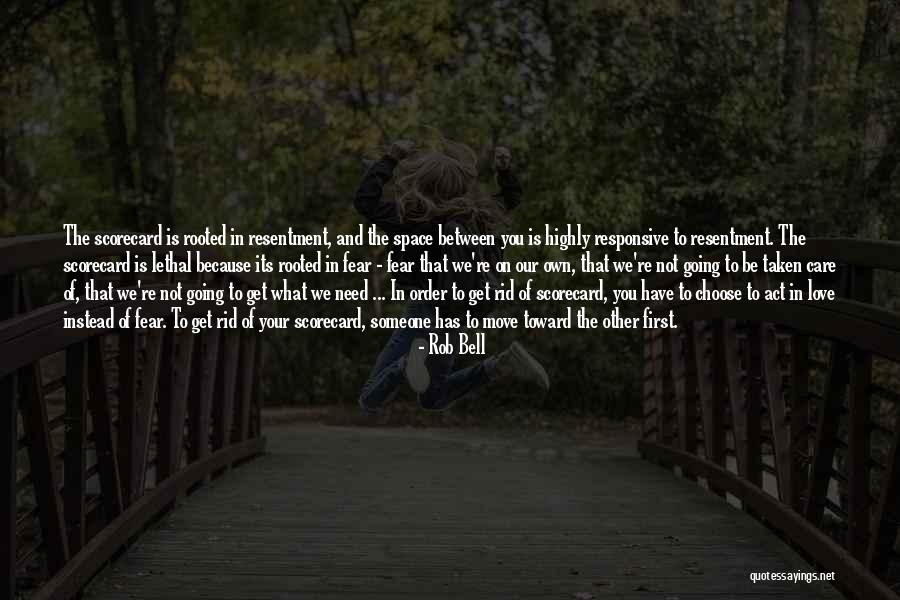 Love Need Space Quotes By Rob Bell