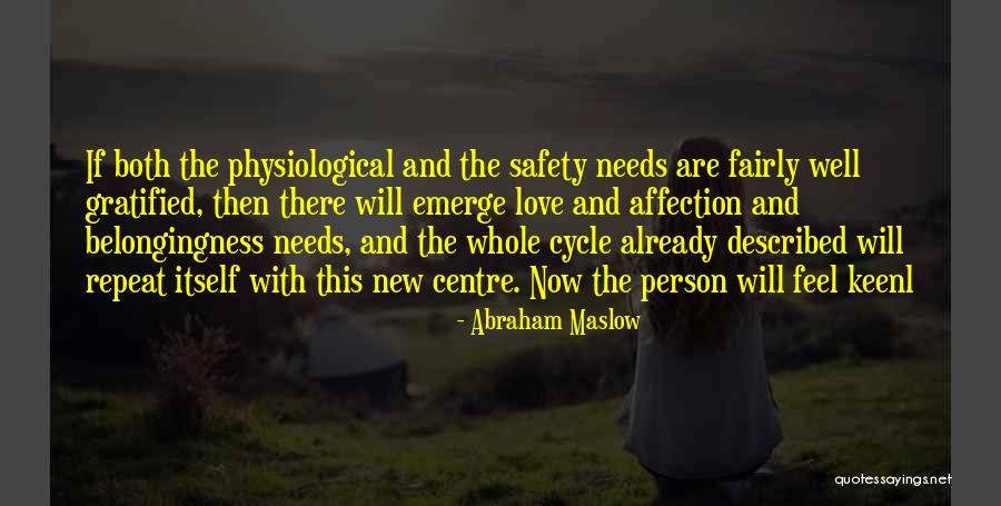 Love Needs Quotes By Abraham Maslow