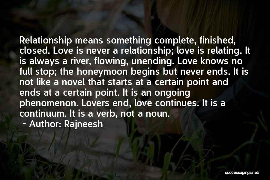 Love Never Ends Quotes By Rajneesh