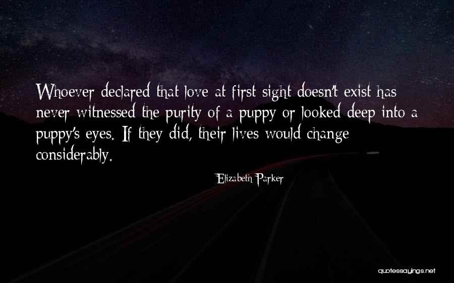 Love Never Exist Quotes By Elizabeth Parker