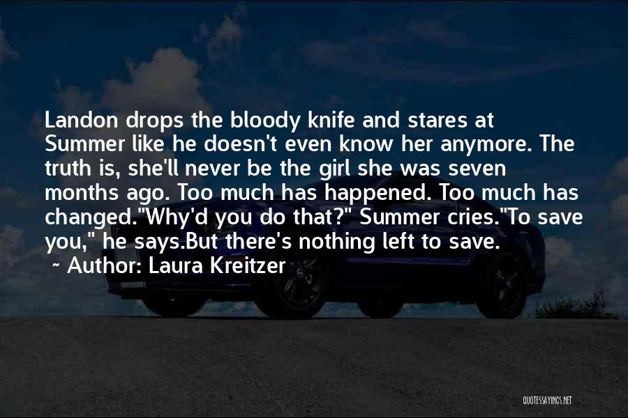 Love Never Happened Quotes By Laura Kreitzer