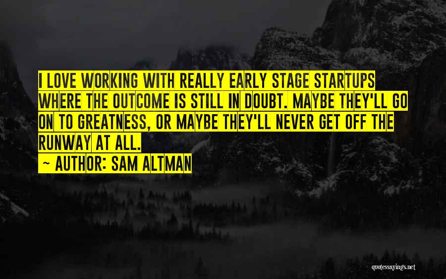 Love Never Working Out Quotes By Sam Altman
