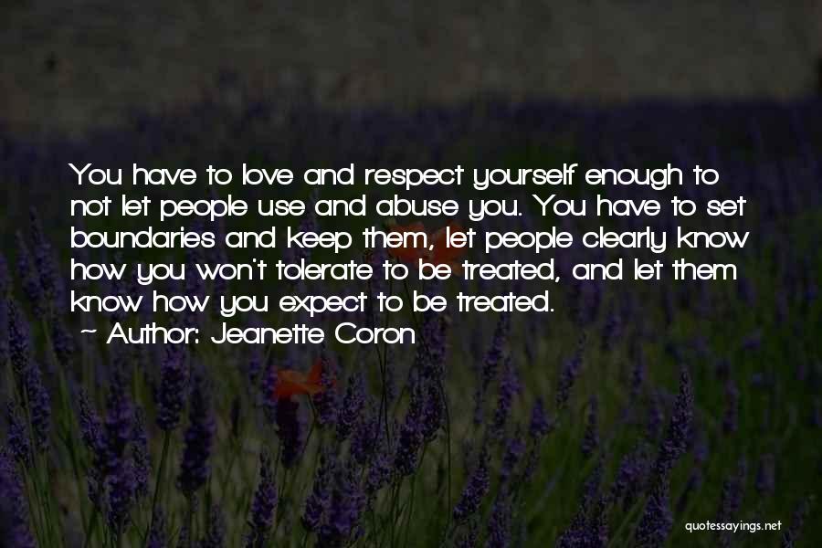 Love No Boundaries Quotes By Jeanette Coron