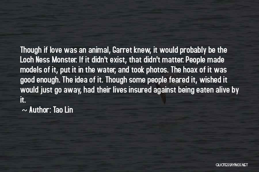 Love Not Being Good Enough Quotes By Tao Lin