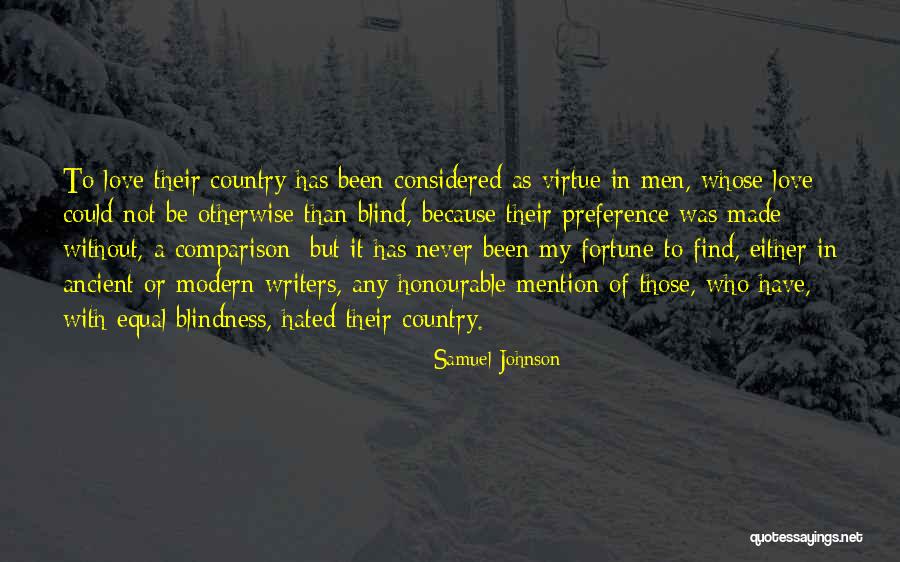 Love Not Blind Quotes By Samuel Johnson Love Not Blind Quotes By Samuel Johnson