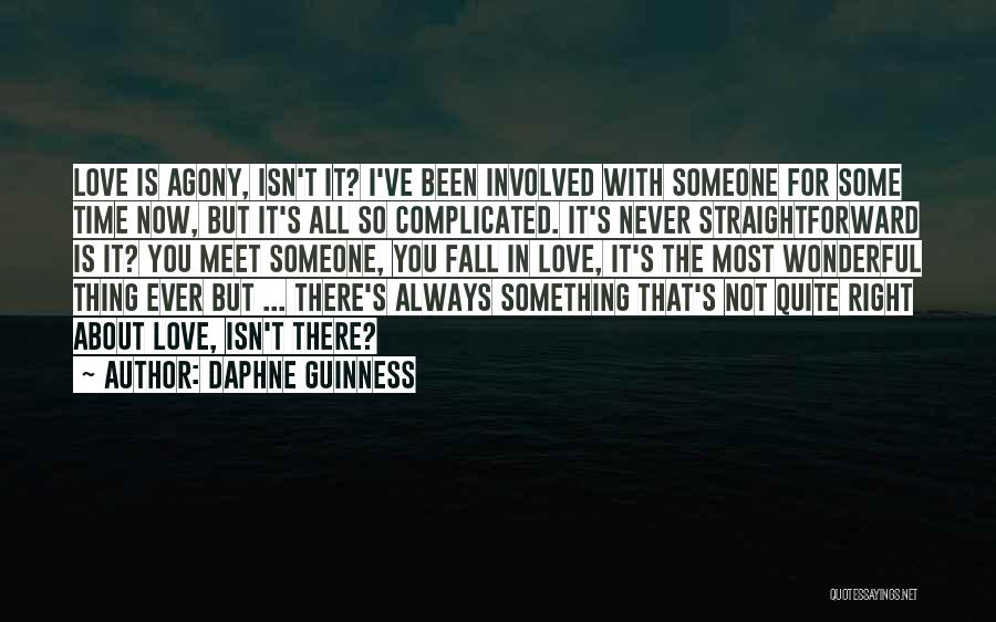 Love Not Complicated Quotes By Daphne Guinness