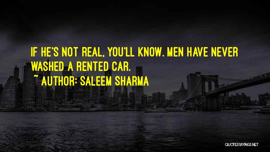 Love Not Real Quotes By Saleem Sharma