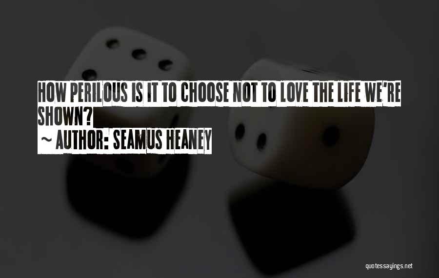 Love Not Shown Quotes By Seamus Heaney