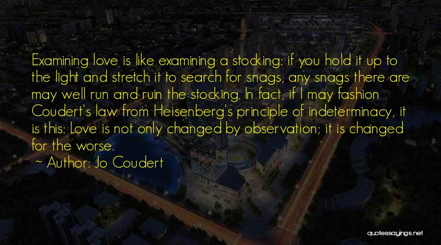 Love Observation Quotes By Jo Coudert
