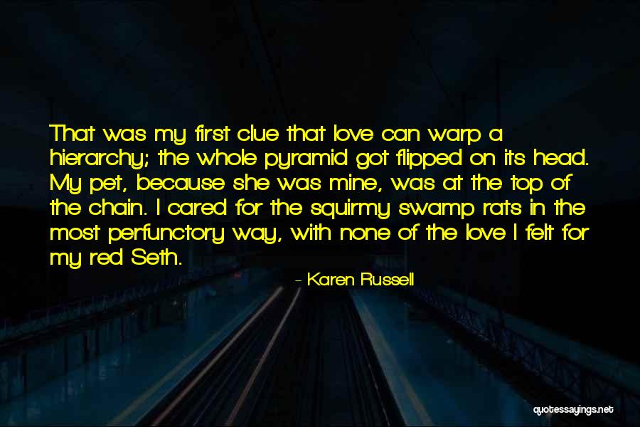 Love Of A Pet Quotes By Karen Russell Love Of A Pet Quotes By Karen Russell