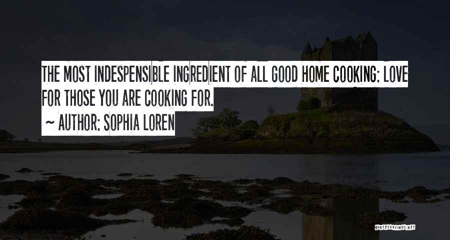 Love Of Cooking Quotes By Sophia Loren