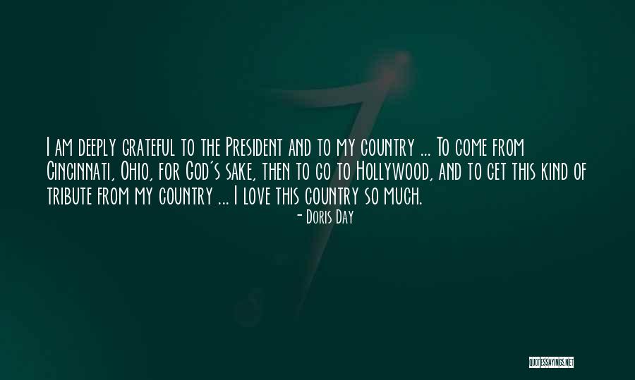 Love Of God And Country Quotes By Doris Day