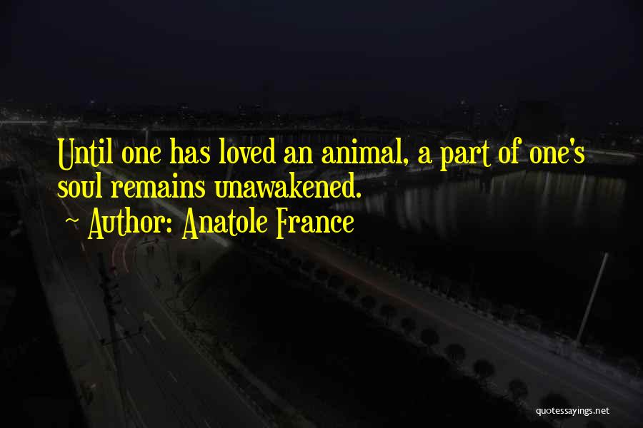Love Of Pets Quotes By Anatole France