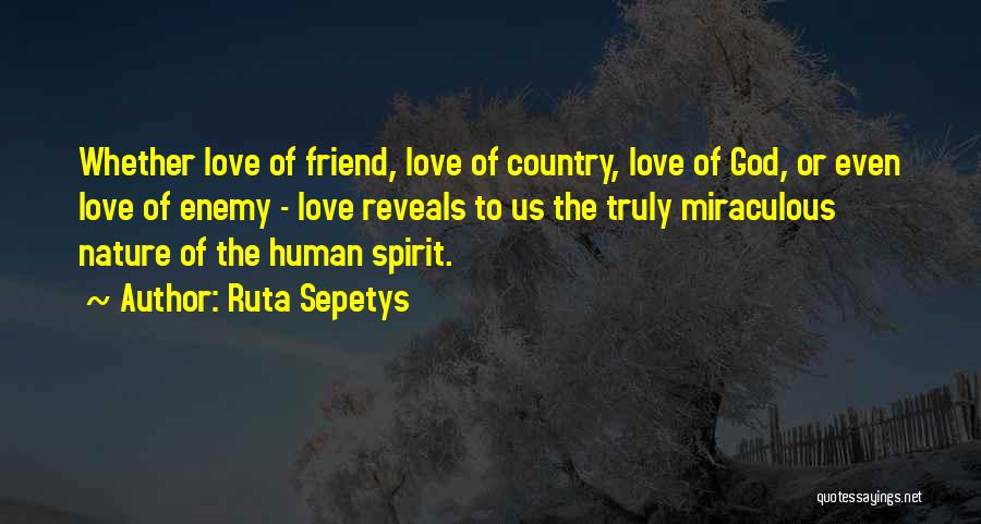 Love Of The Country Quotes By Ruta Sepetys